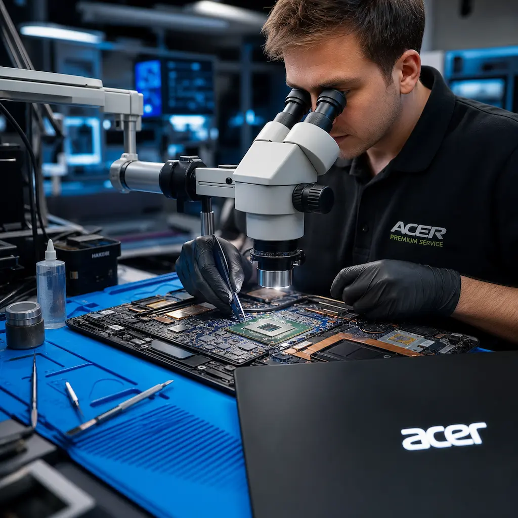 Замена видеокарты ноутбука Acer в Салавате