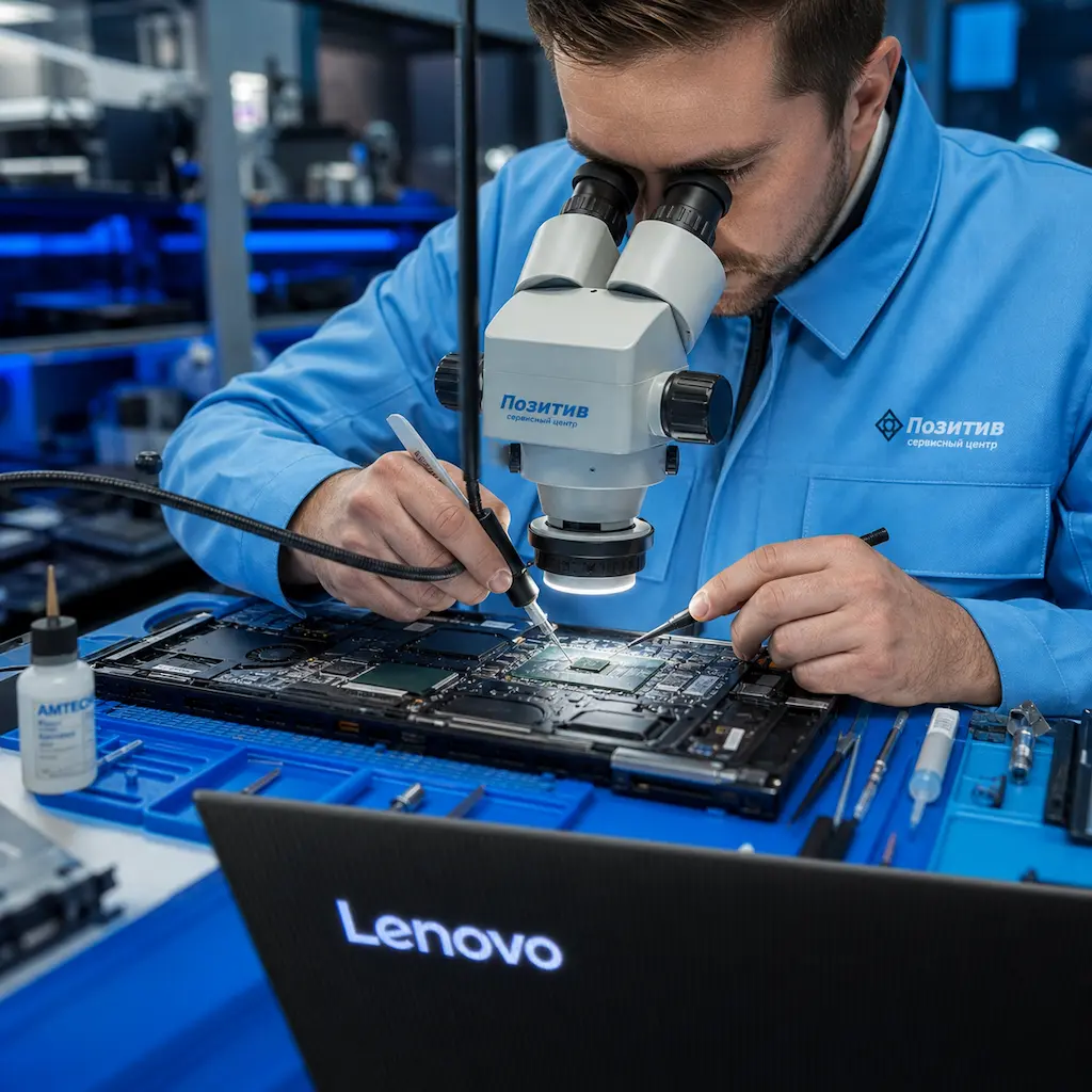 Замена видеокарты ноутбука Lenovo в Салавате