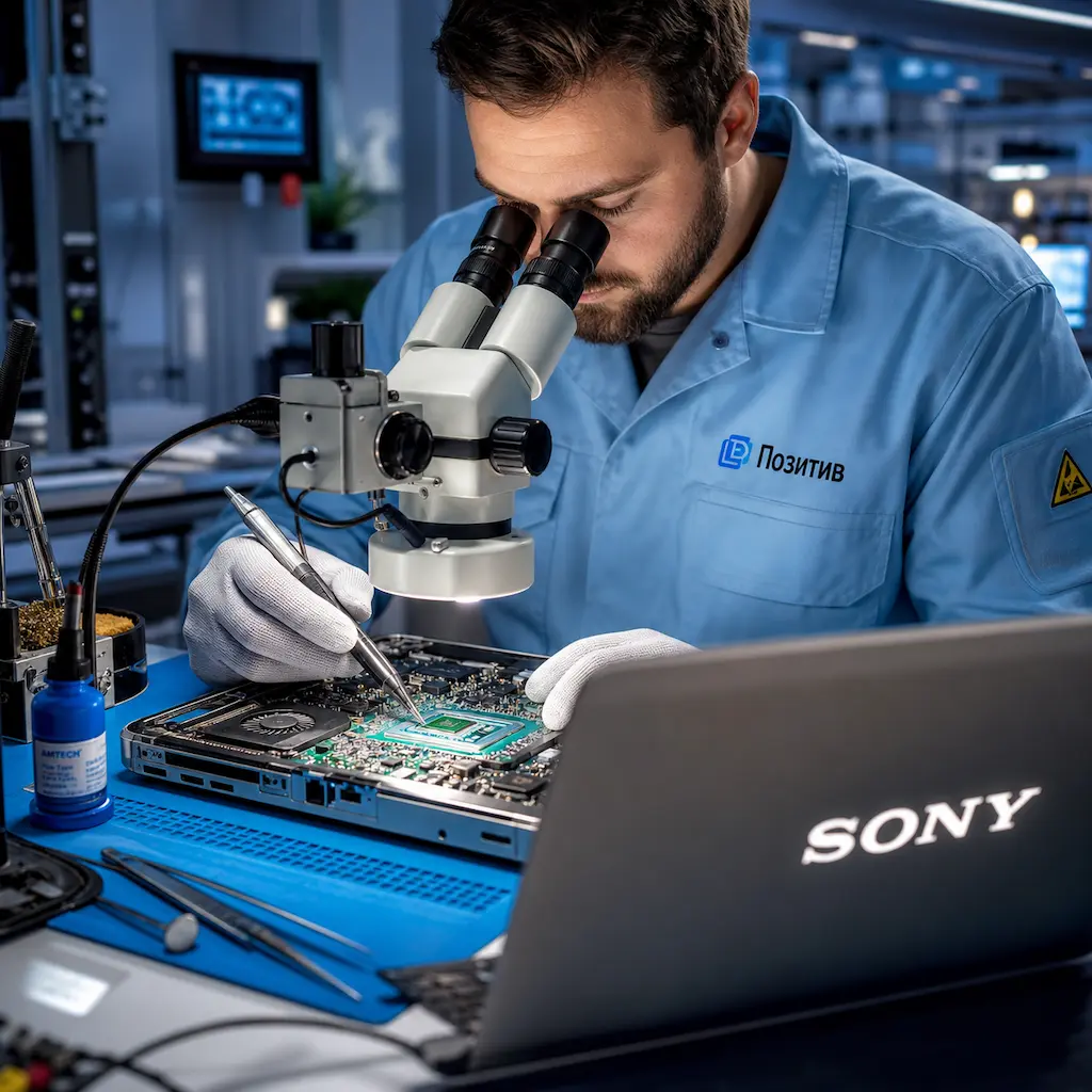 Замена видеокарты ноутбука Sony в Салавате