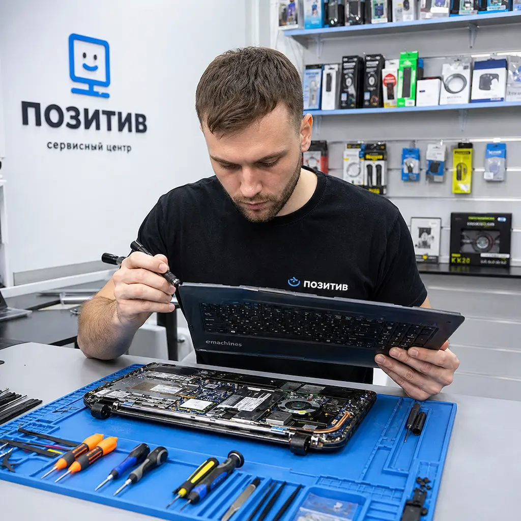 заменить клавиатуру на ноутбуке Emachines в Салавате