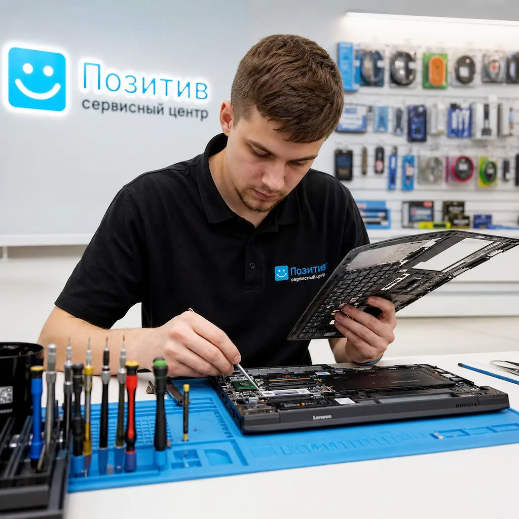 заменить клавиатуру на ноутбуке Lenovo в Салавате