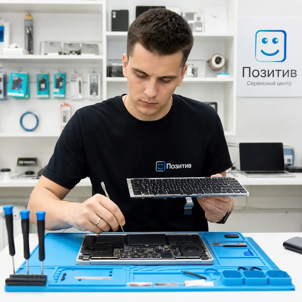 заменить клавиатуру на Apple Macbook в Салавате