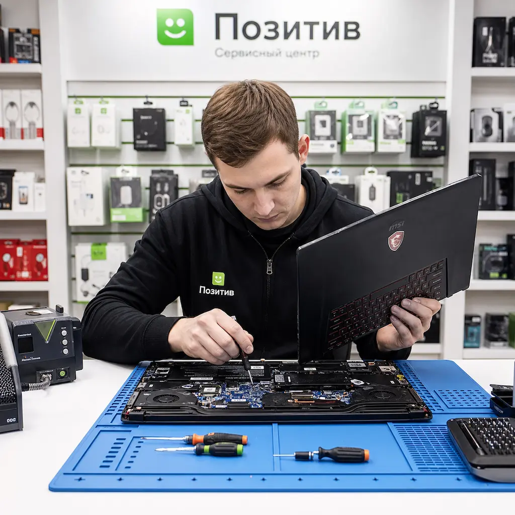заменить клавиатуру на ноутбуке MSI в Салавате