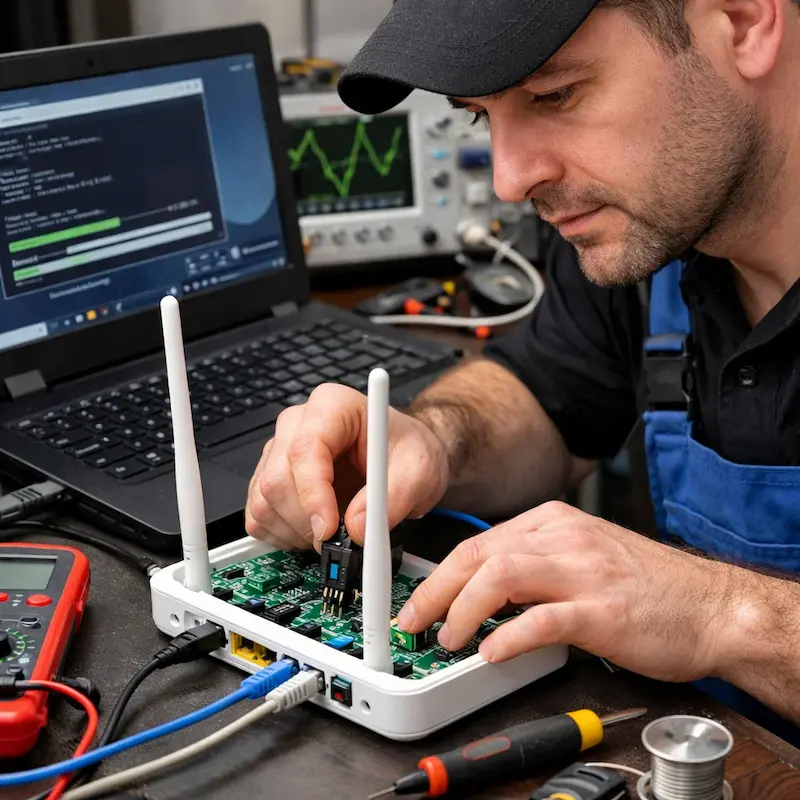 Перепрошивка WiFi роутера в Салавате