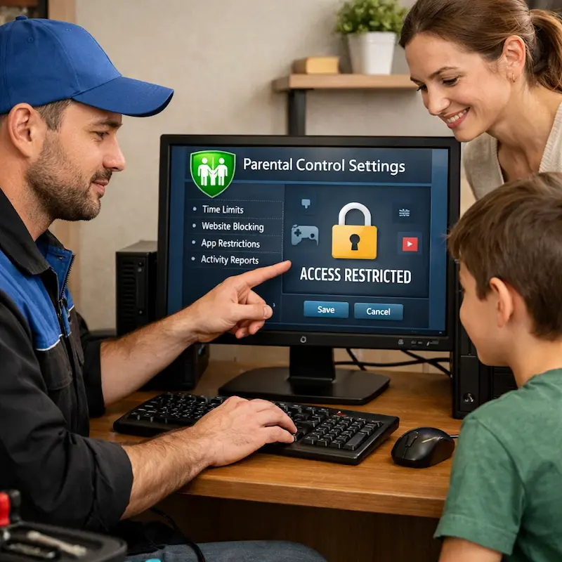 Родительский контроль на компьютере и ноутбуке в Салавате