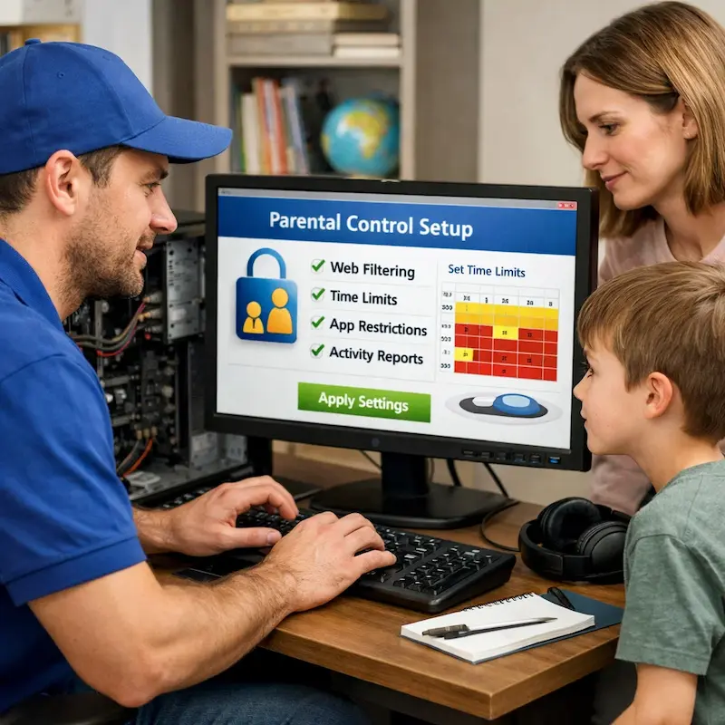 установка родительского контроля в Салавате