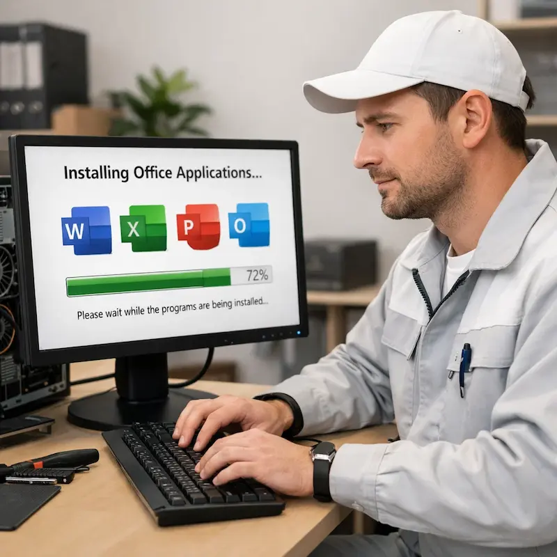 установка офисных программ на компьютер в Салавате