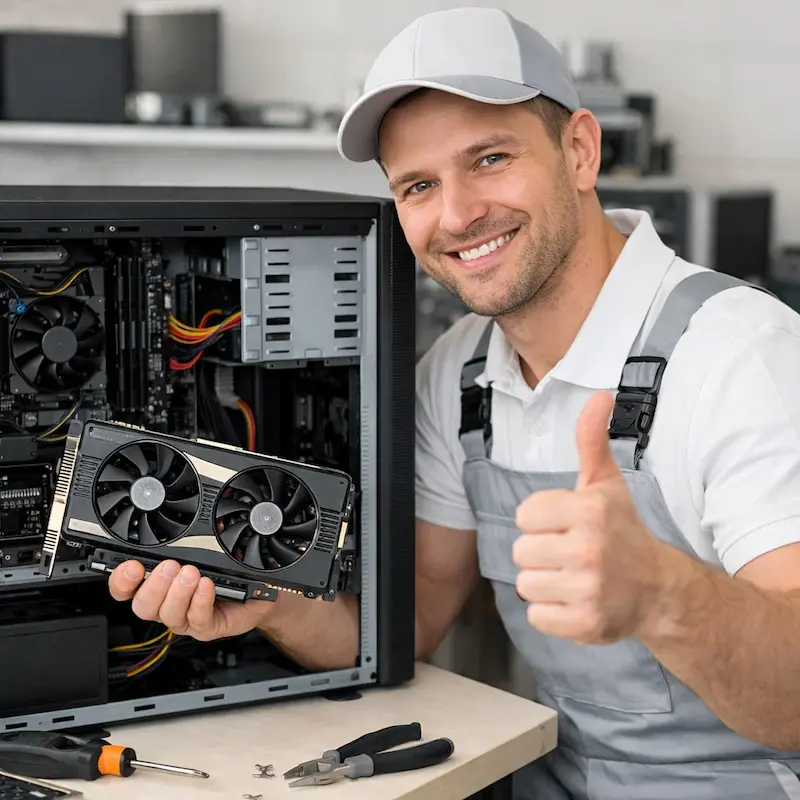 Замена видеокарты ПК в Салавате