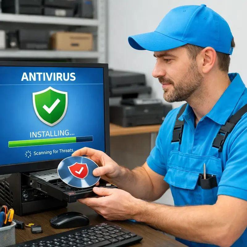 Установка антивируса в Салавате на дому