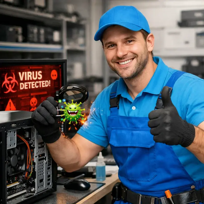 Удаление вирусов с компьютера в Салавате