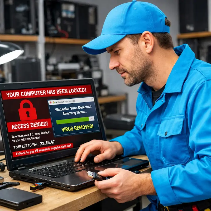 Поможем разблокировать компьютер и ноутбук в Салавате